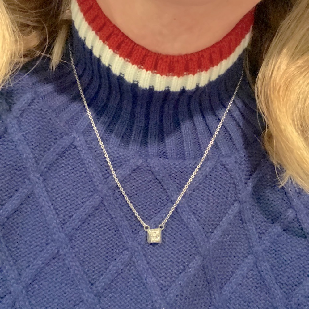 Square “Diamond” necklace by Sorrelli